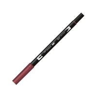 Tombow Ab-T Dual Brush Pen Grafik Kalemi Wine Red 837