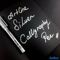 Artline 993Xf Silver Metalik Kaligrafi Markörü Uç:2,5Mm Gümüş