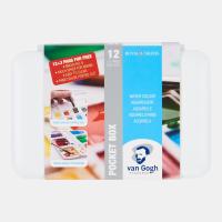 Van Gogh Suluboya Tablet 12+3 Set (Plastik Kutu)