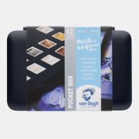 Van Gogh Suluboya Tablet Metalik & Interference 12'Li (Plastik Kutu)